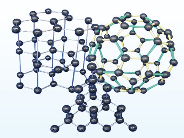 碳的同素異形體結(jié)構(gòu)模型